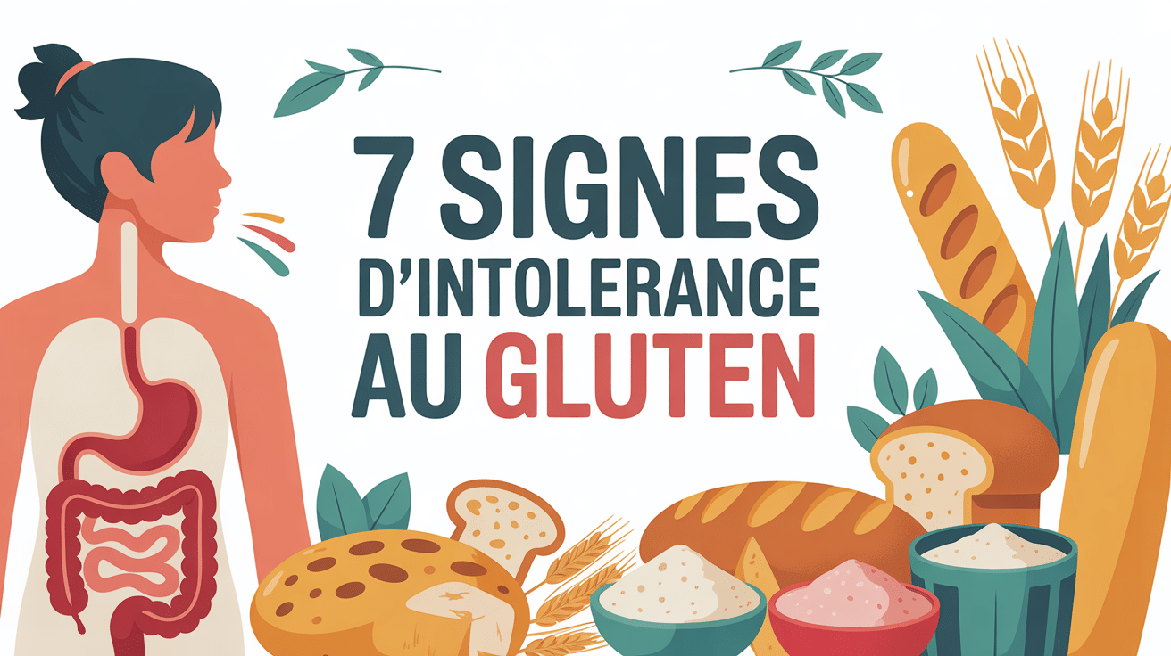 Silhouette humaine avec aliments gluten
