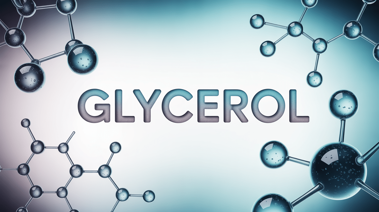 Illustration glycérine et hydratation