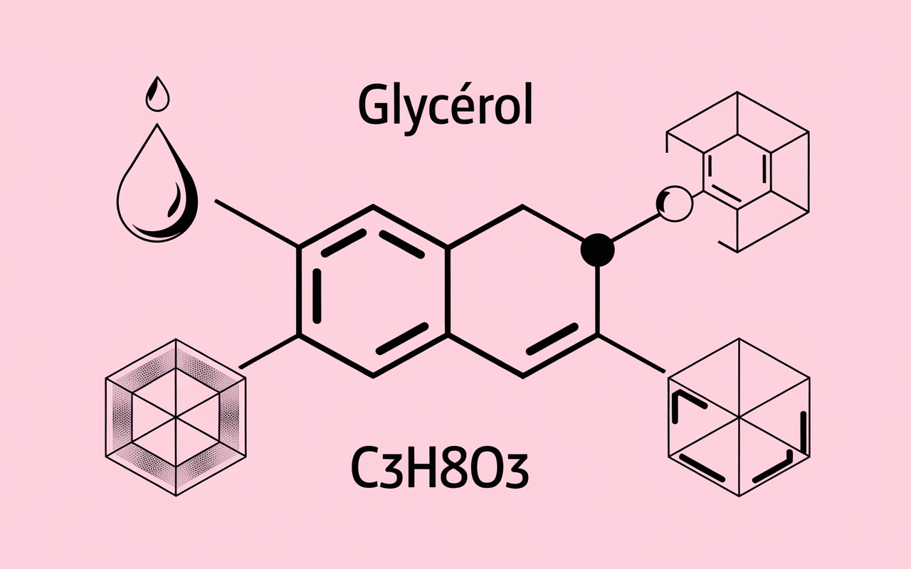 Diagramme structure du glycérol
