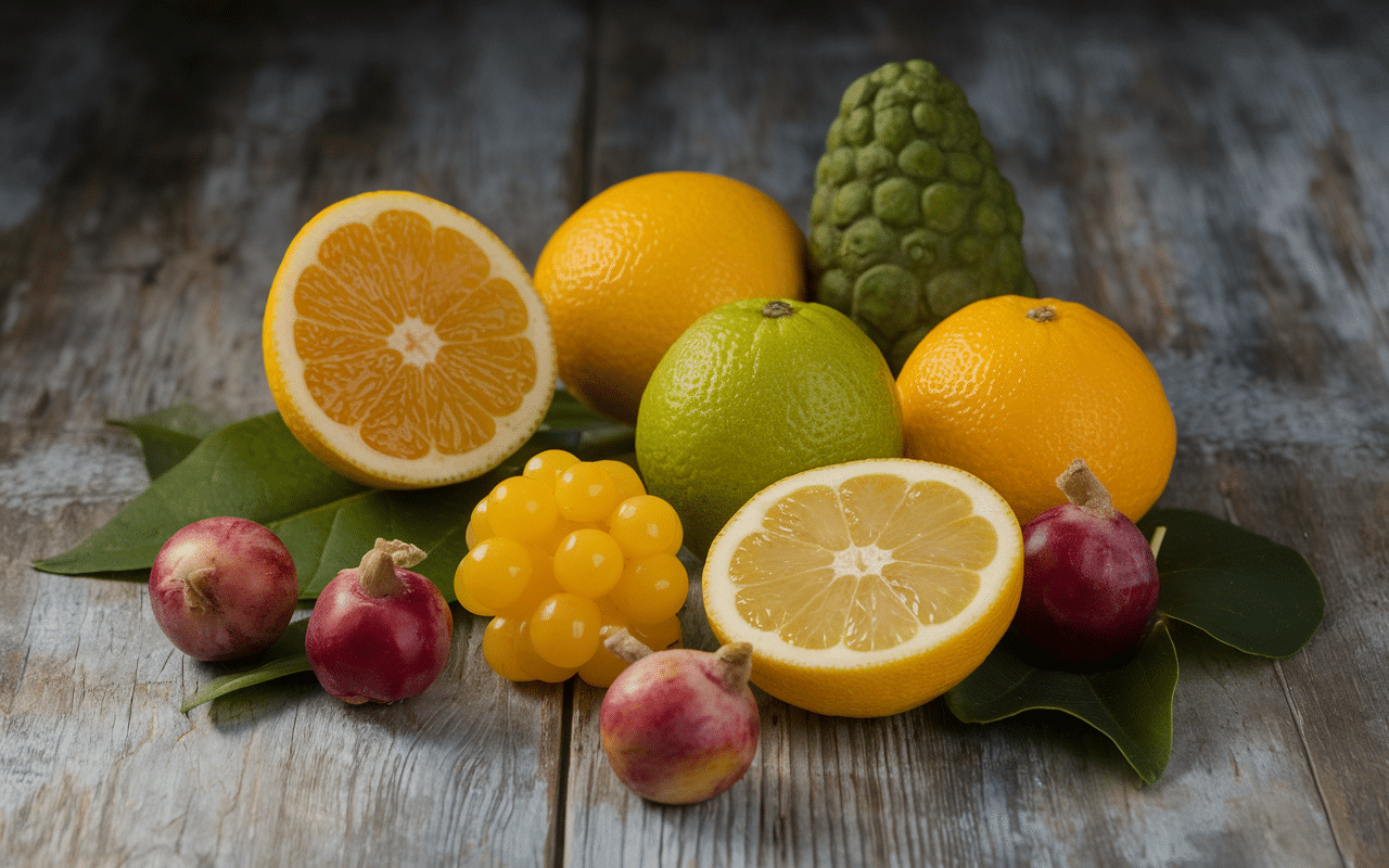 Photo MYL fruits exotiques élégants