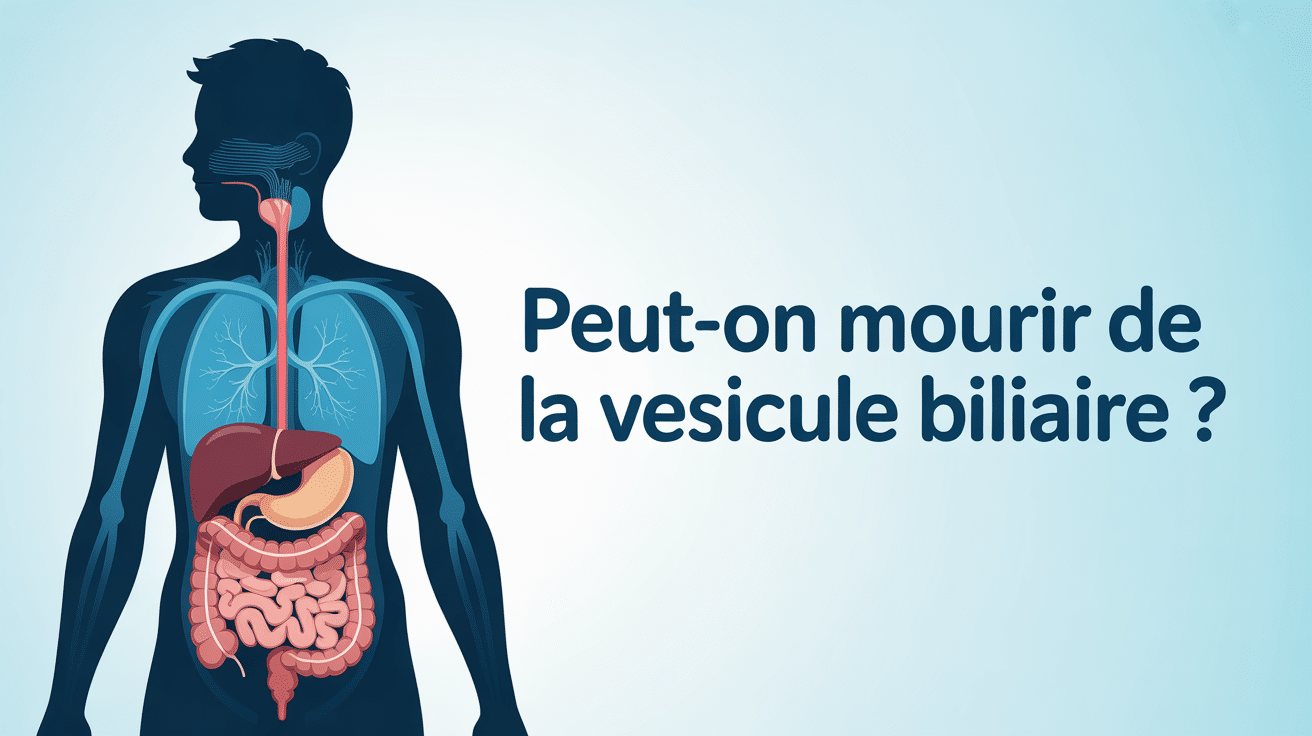 Illustration médicale de la vésicule biliaire