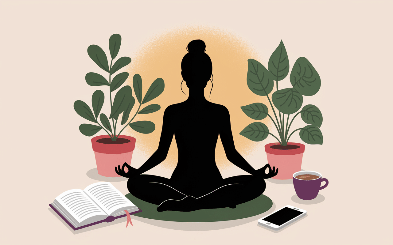 Que faire quand il ne regarde plus mes story illustration méditation et bien-être