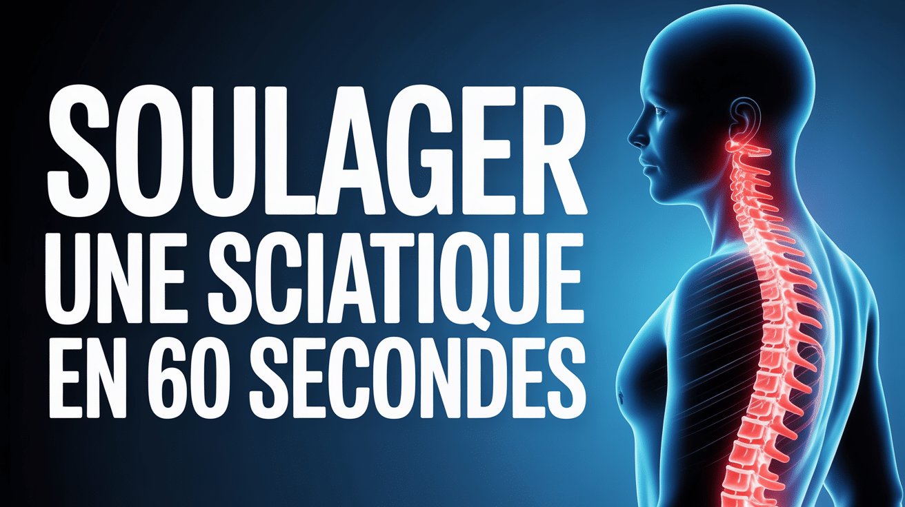 Illustration silhouette sciatique profil