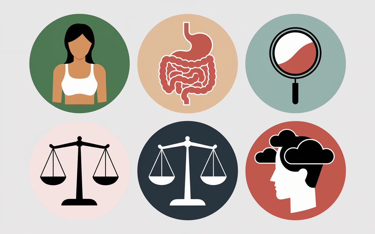 Icônes signes detox foie