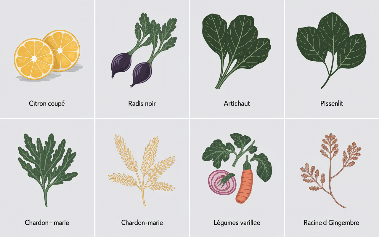 7 éléments naturels pour gamma GT