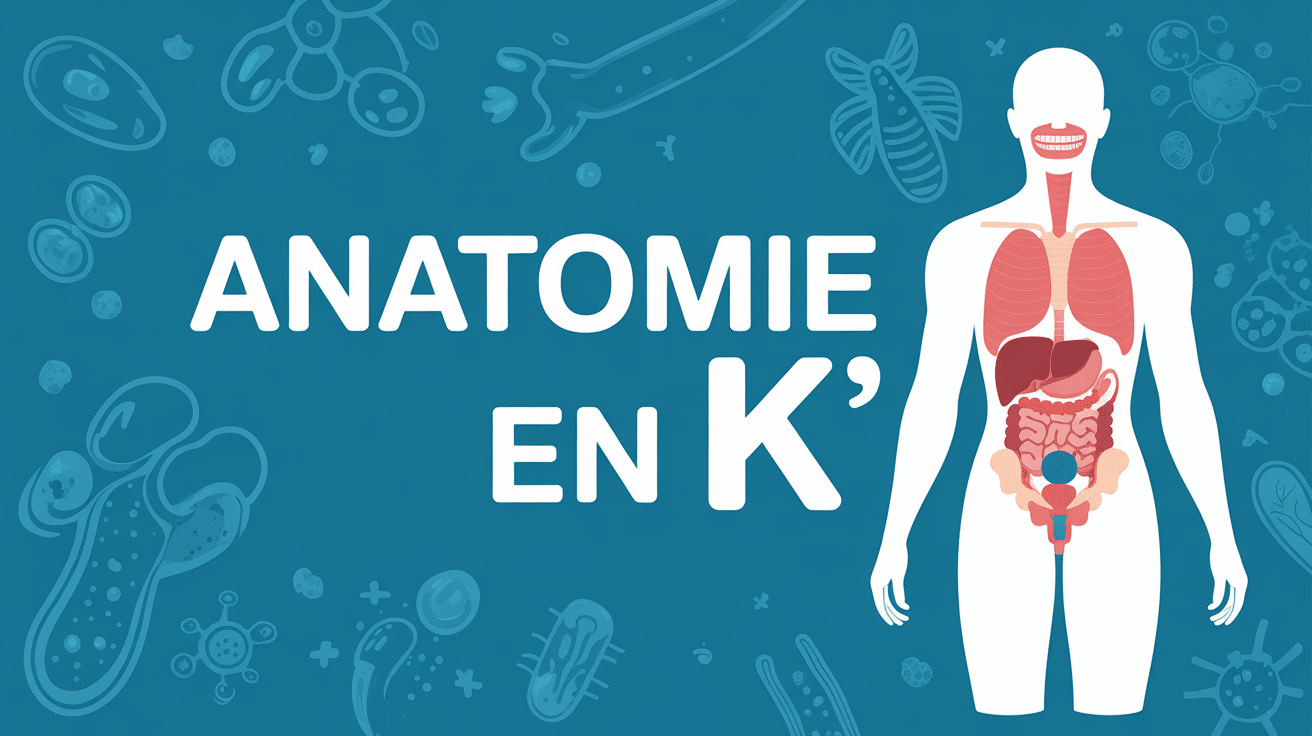 Anatomie en K - Silhouette stylisée du corps humain