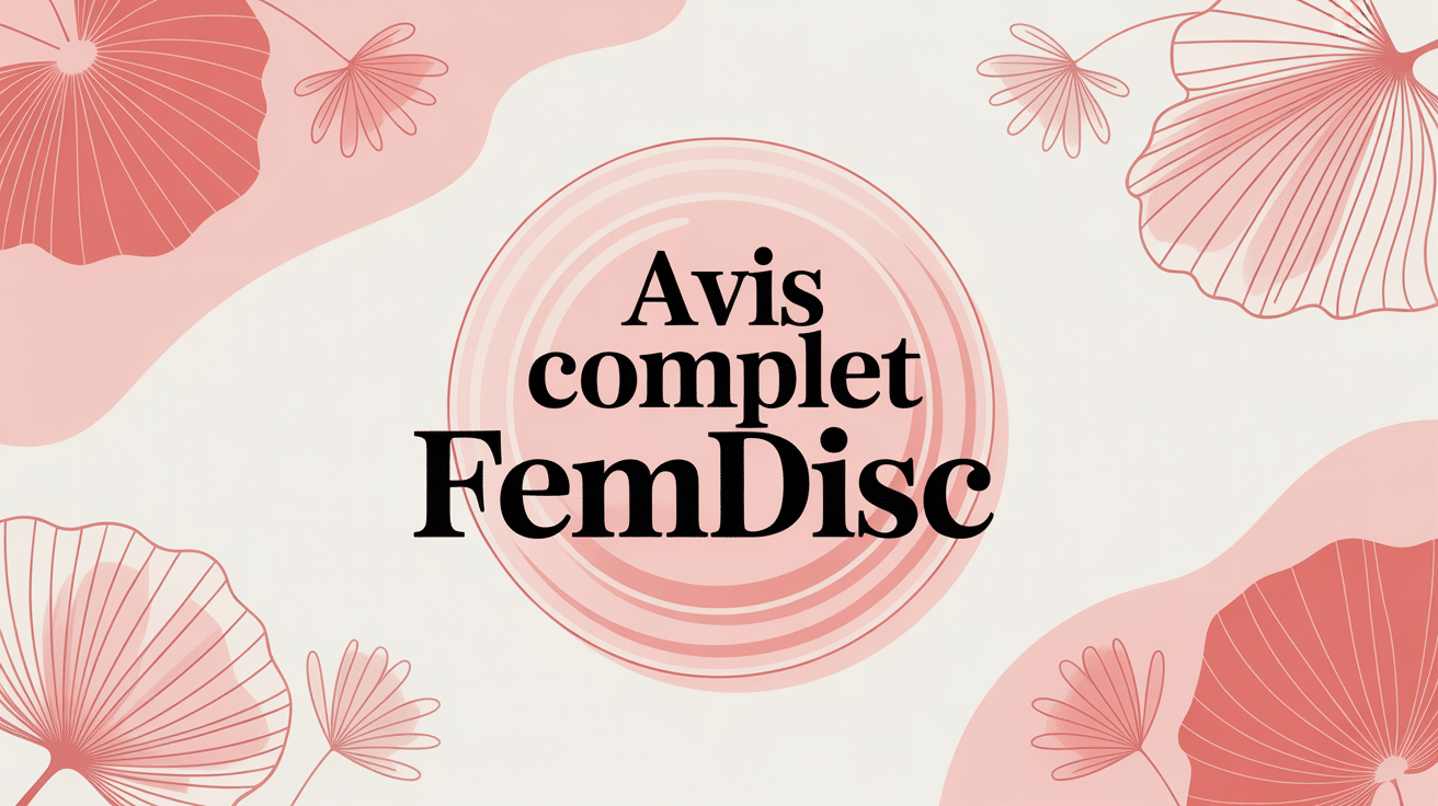 Illustration disque menstruel Femdisc