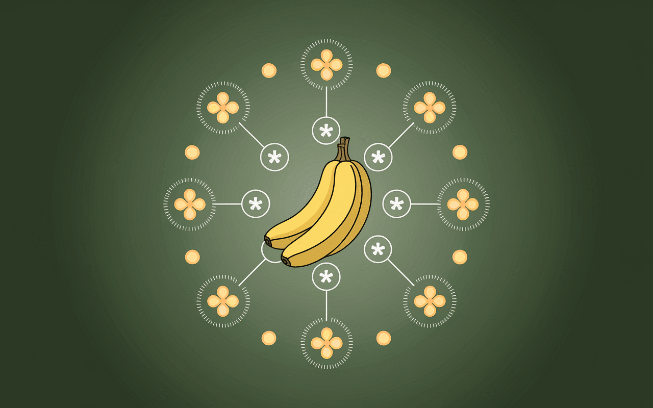 Diagramme banane et reins avec potassium
