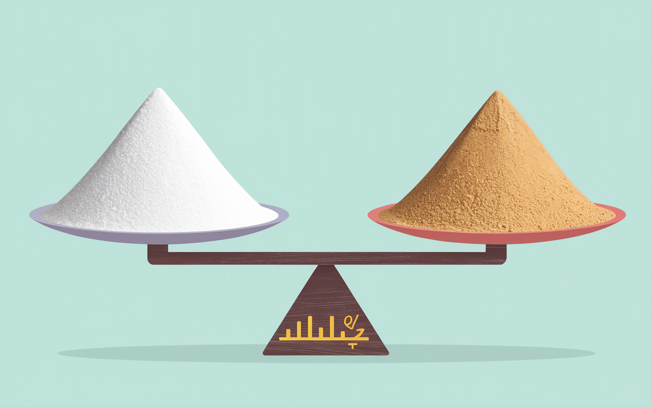 Éducation balance sucre édulcorants