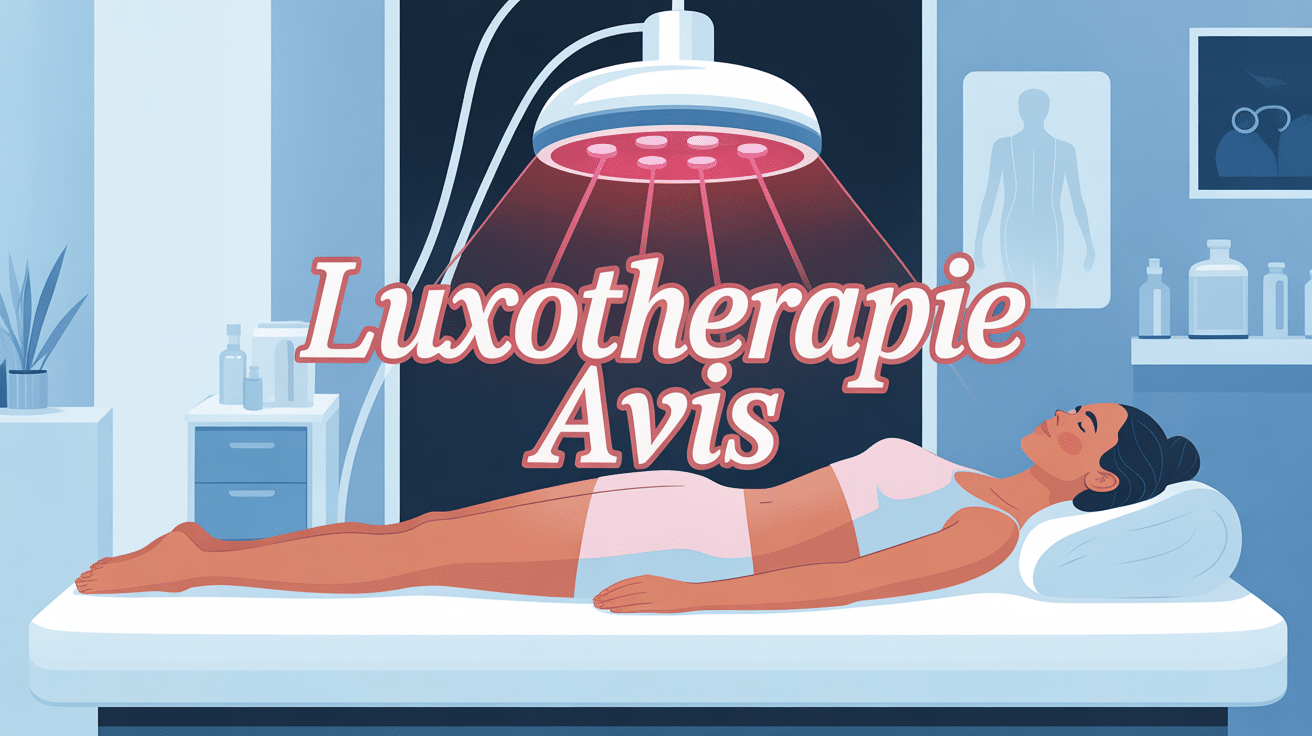 Illustration luxothérapie avec lumière infrarouge