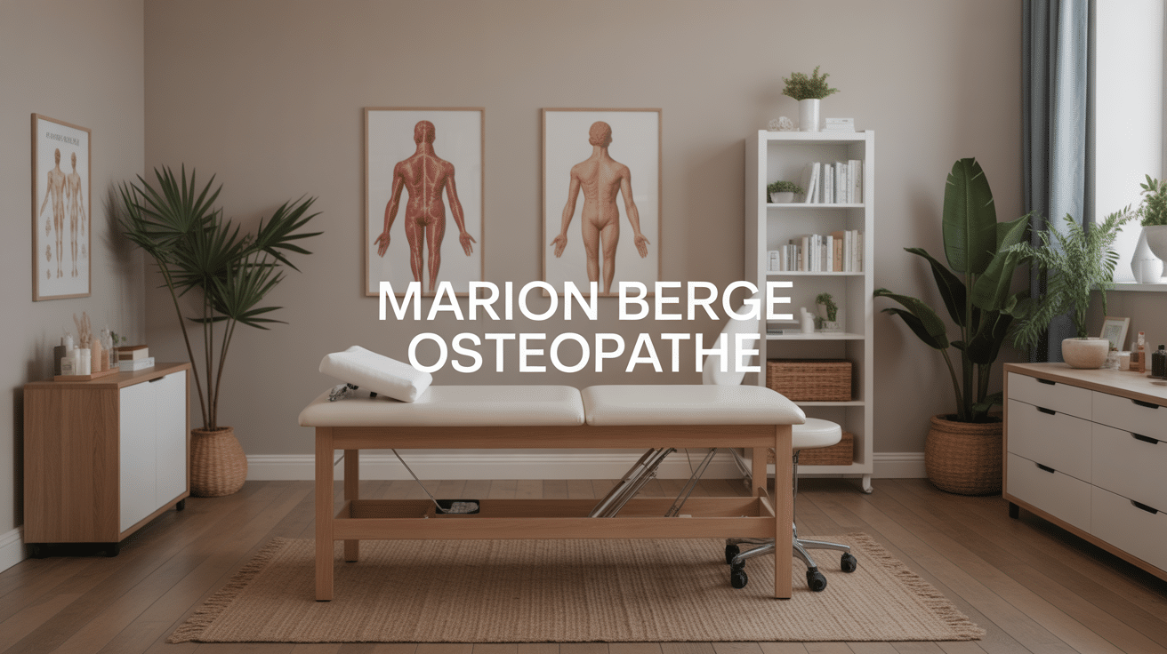 Cabinet moderne Marion Berge ostéo