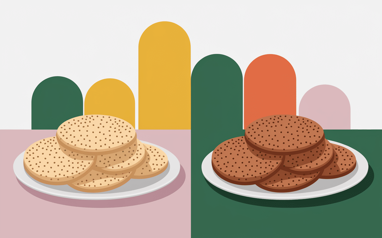 comparaison sablés traditionnels et édulcorés, courbes glycémiques