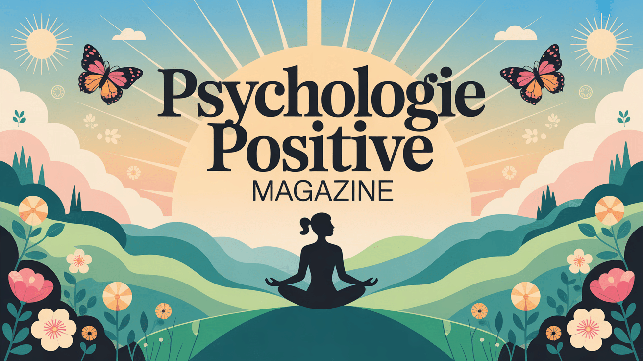 Illustration de méditation et bien-être pour le magazine