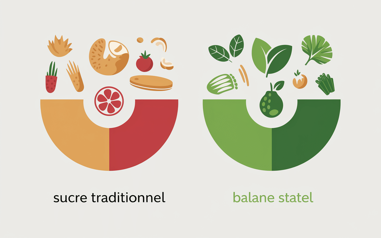 Comparatif glycemie cookies sans sucre