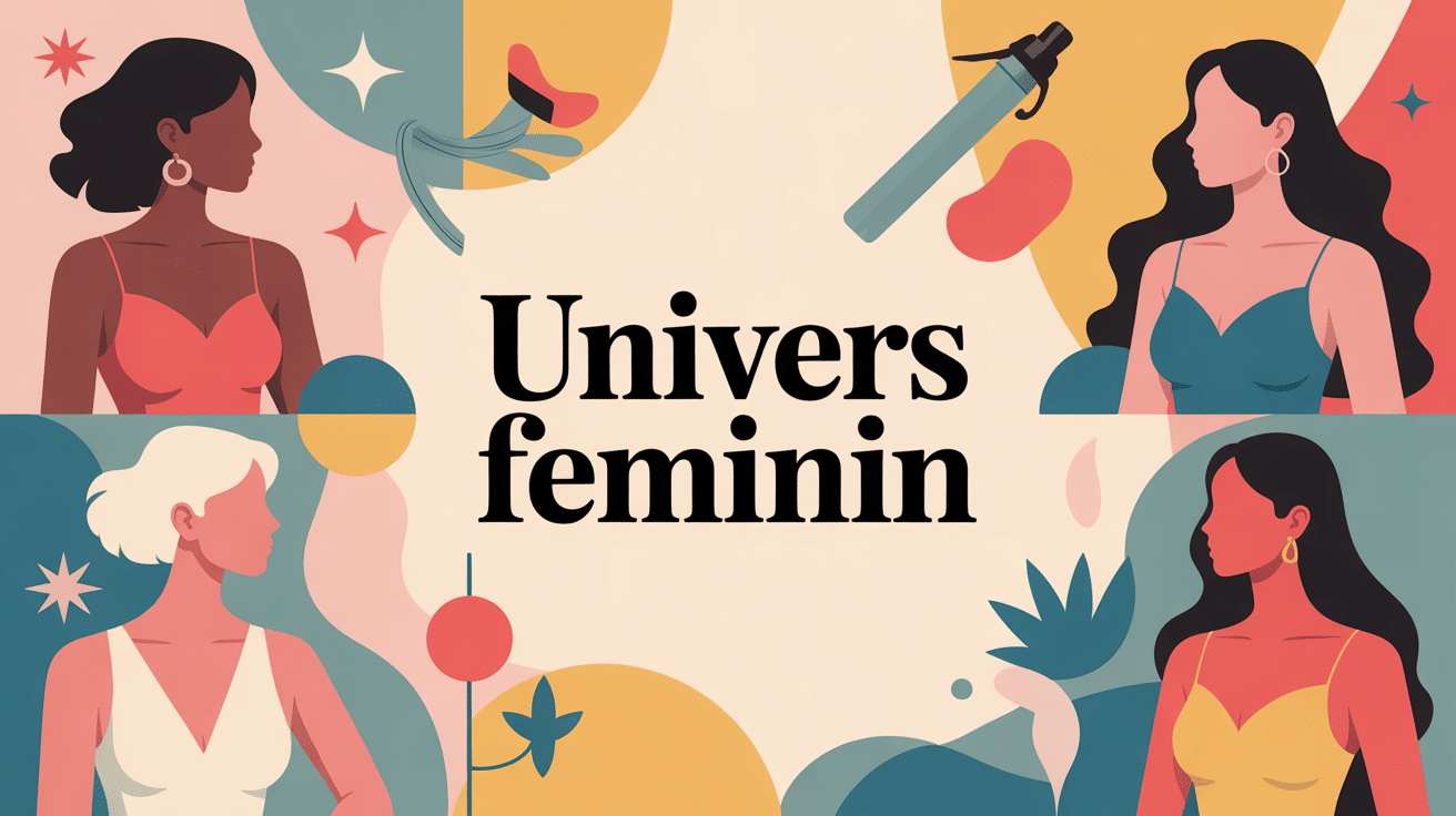 Illustration univers féminin moderne