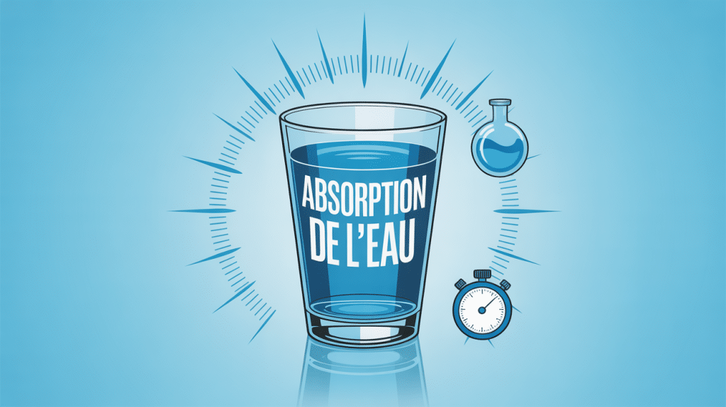 verre d eau temps de digestion de l eau rapide
