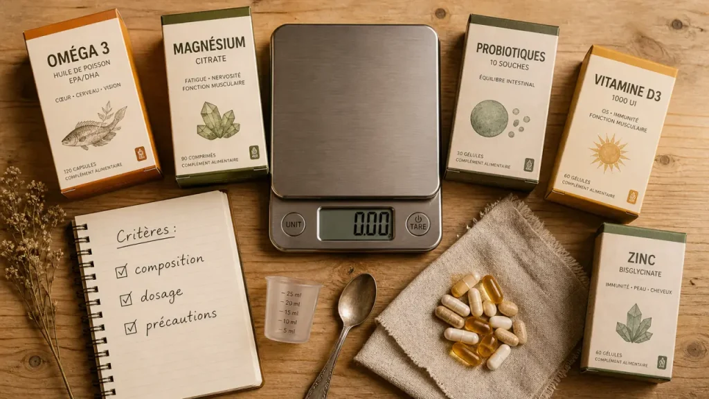 Vitamine D, magnésium, oméga 3 : quels compléments choisir selon vos besoins ?