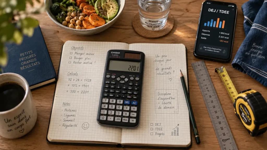 Votre dépense énergétique se calcule en deux étapes : métabolisme de base et activité
