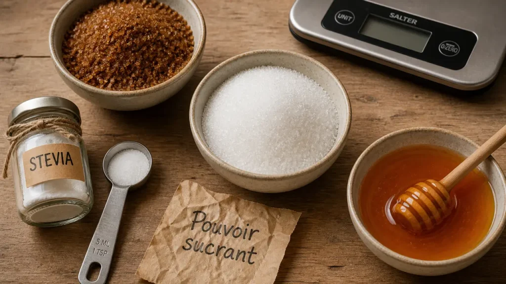 Quel sucre choisir pour la santé ? Pouvoir sucrant, glycémie et pièges à éviter