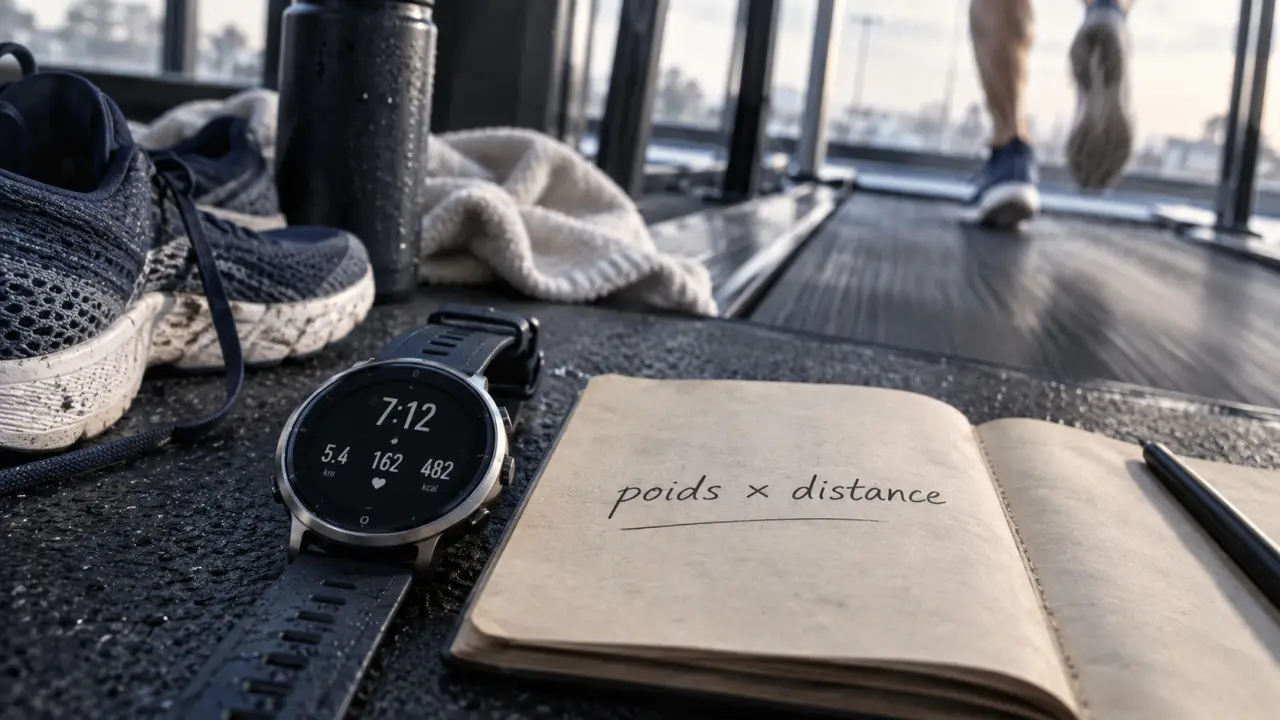 Calories course a pieds : 1 kcal par kilo et par km